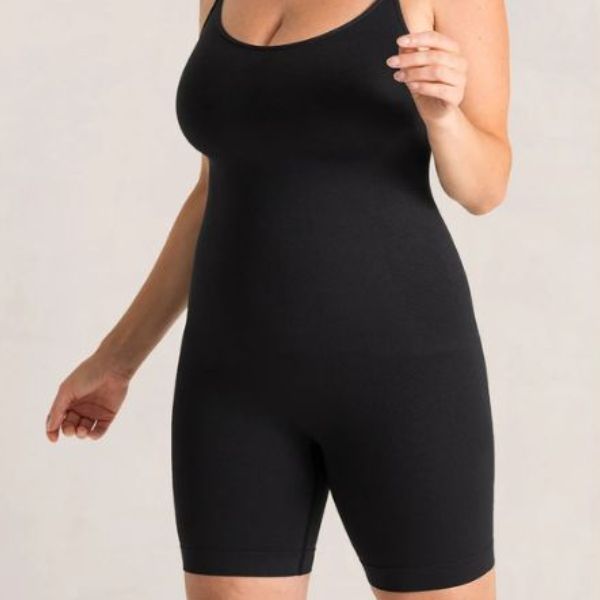 Body con scollo rotondo fino a metà coscia