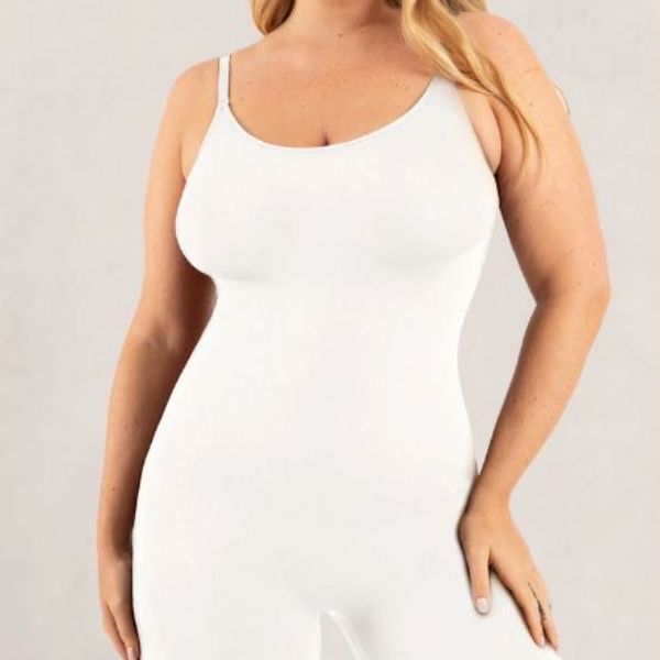Body con scollo rotondo fino a metà coscia