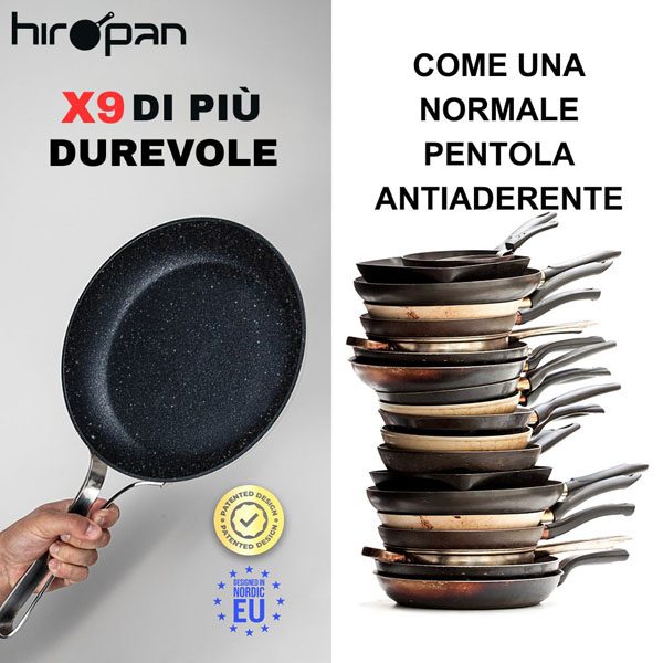 Padella antiaderente facile da usare